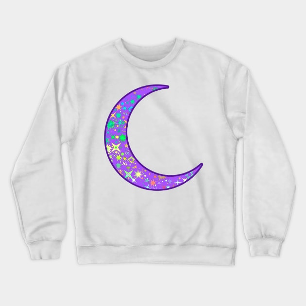 Dreamy Moon Crewneck Sweatshirt by lolosenese